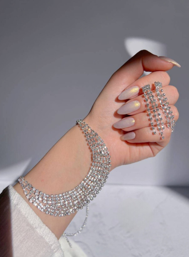 نیمست مجلسی دخترانه آبکاری نقره