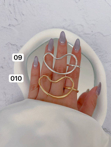 انگشتر مینیمال دخترانه قلبی آبکاری نقره