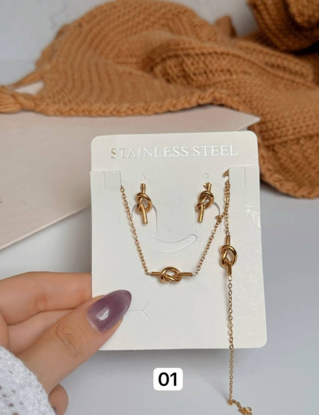 نیمست مینیمال گره ای دخترانه رنگ ثابت