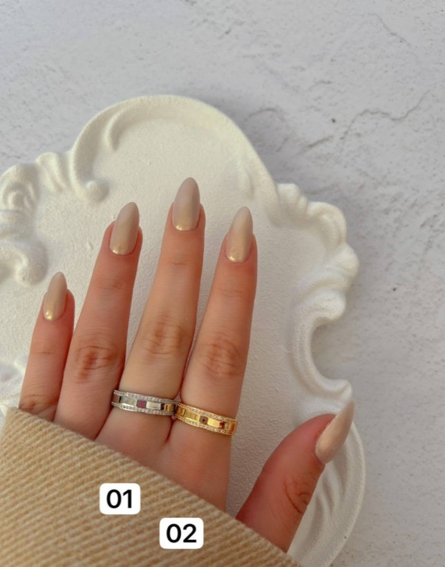 انگشتر مینیمال دخترانه برند معتبرcm