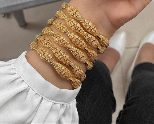 النگوفیوژن زنانه طرح طلا،طرح جدید رنگ ثابت