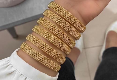 النگوزنانه اماراتی طرح طلا زنبوری طرح جدید