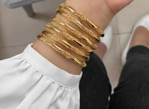 النگوفیوژن زنانه طرح طلا جدید رنگ ثابت