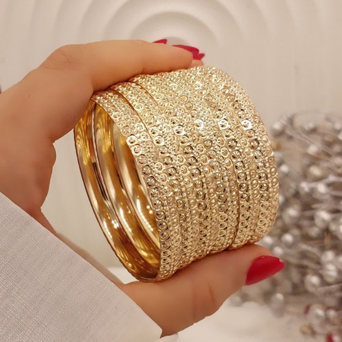 النگو طلاروس اصل طلایی ۶میل دارای سایزبندی