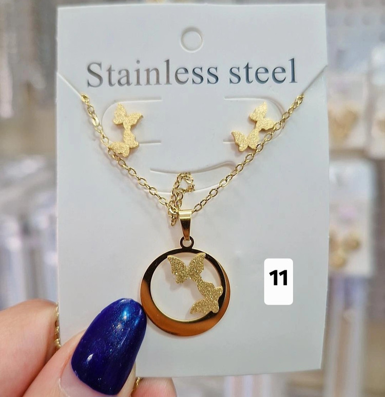 نیمست شنی مینیمال استیل پروانه ای کیفیت عالی رنگثابت