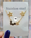 نیمست شنی مینیمال ستاره ای استیل متصل کیفیت عالی رنگثابت