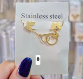 نیمست شنی مینیمال طرح دایره پروانه استیل رنگثابت