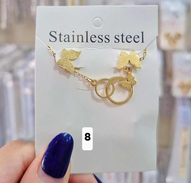 نیمست شنی مینیمال طرح دایره پروانه استیل رنگثابت