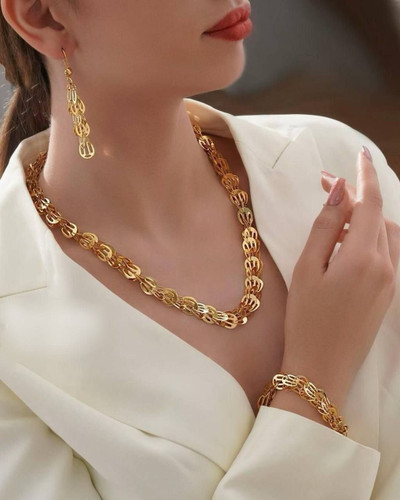 سرویس پولکی مجلسی با دوام رنگ بالا جنس برنز