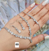 سرویس مجلسی جواهری سیلور برنز دوام رنگ بالا