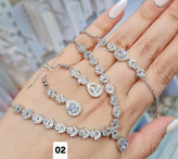 سرویس مجلسی جواهری سیلور برنز ثبات رنگ بالا