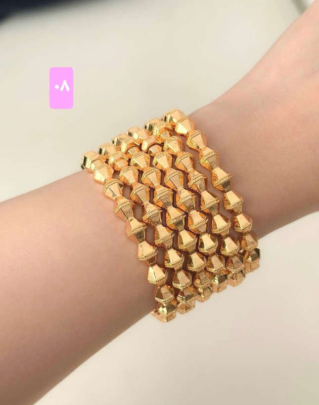 النگوقفلدار بحرینی طرح طلا