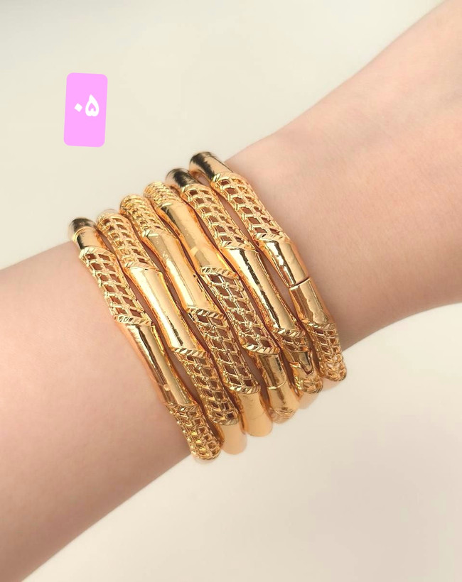 النگو قفلی اماراتی طرح طلا