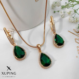 نیمست نگین سبز زمردطرح جواهری برندمعتبرژوپینگ رنگ ثابت