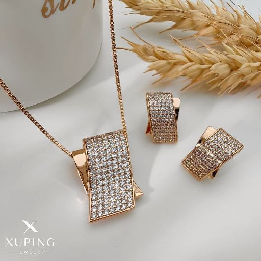 نیمست نگیندار طرح جواهری رنگ ثابت ژوپینگ آبکاری طلا ۱۸