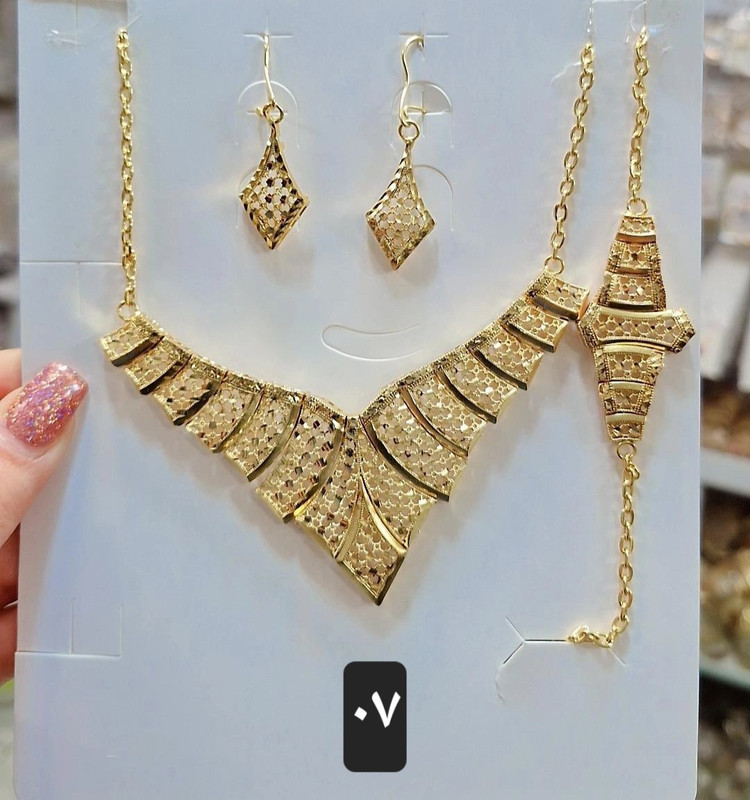 سرویس بحرینی جدید زنانه مجلسی طرح طلا