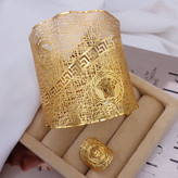 ست دستبندانگشتربحرینی ورساچه