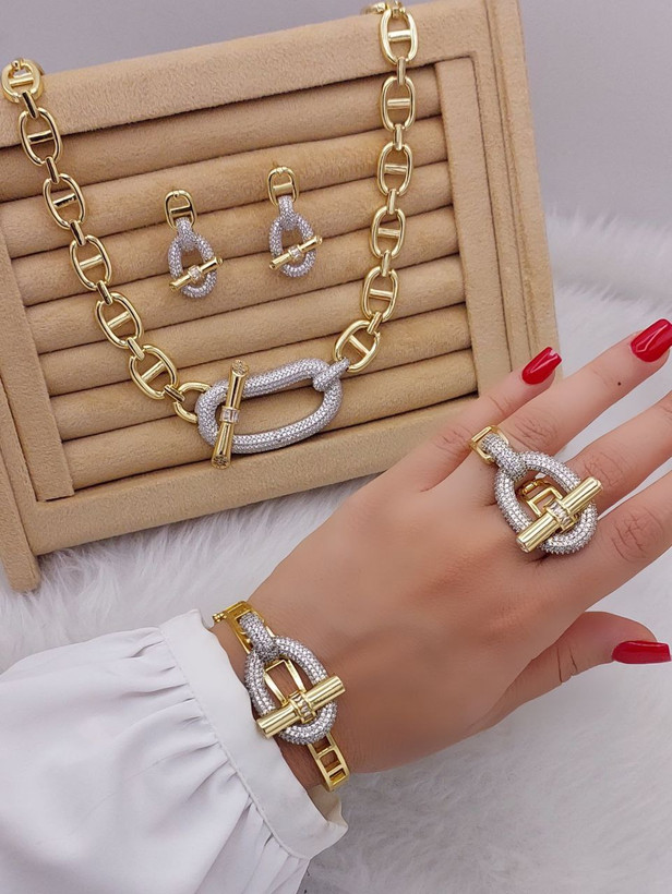 سرویس هرمس طرح جواهری آبکاری طلا