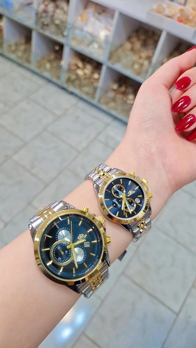 ست ساعت کاپلی صفحه مشکی تقویمدار باکیفیت