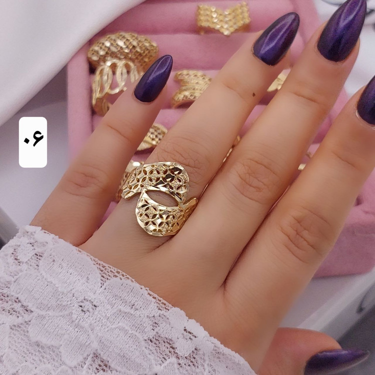 انگشترزنانه جدید طلاروس مشابه طلا شیک