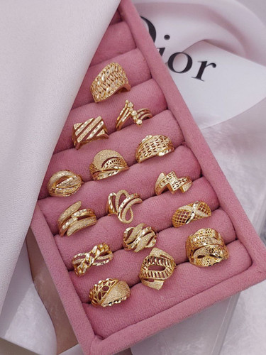 انگشتر جدیدزنانه طلاروس اصل باطراحی لوکس ومتنوع