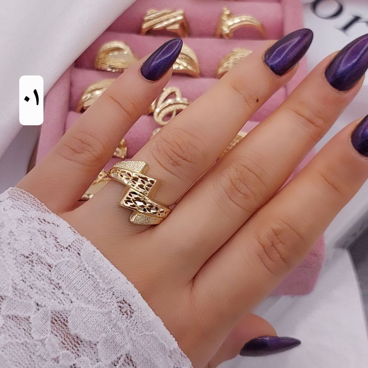 انگشتر جدیدطلاروس زنانه رنگ ثابت