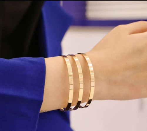 النگو4میل آینه ای جدیدتخت طرح طلا آبکاری قوی برندمعتبر ysx