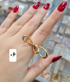 انگشتر خاص پاپیونی جدید طرح طلا وارداتی کیفیت عالی