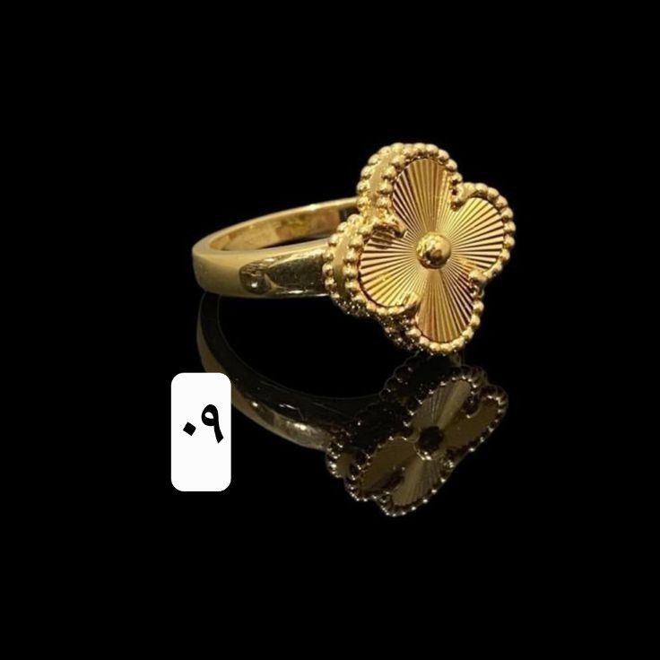انگشتر ونکلیف طلایی طرح طلا جنس استیل ۳۱۶ وارداتی آبکاری طلا