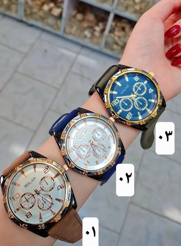 ساعت جدید مردانه بند چرمی والار وارداتی باکیفیت