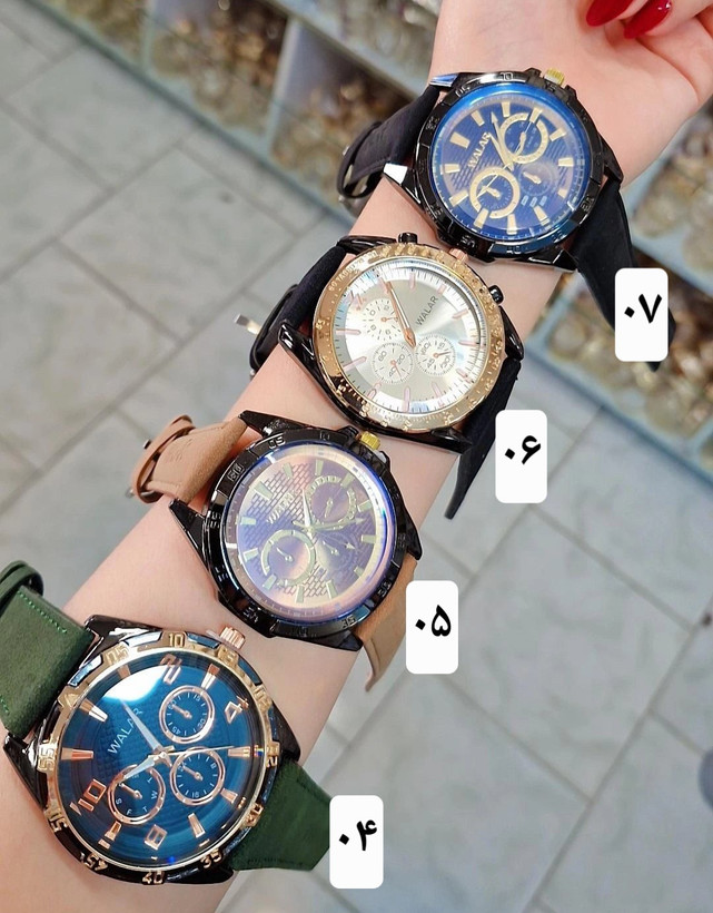 ساعت بندچرمی مردانه طرح جدید والار