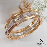 دستبند بولگاری نگیندار ژوپینگ اصل طرح طلا رنگ ثابت وضدحساسیت آبکاری طلا۱۸عیار