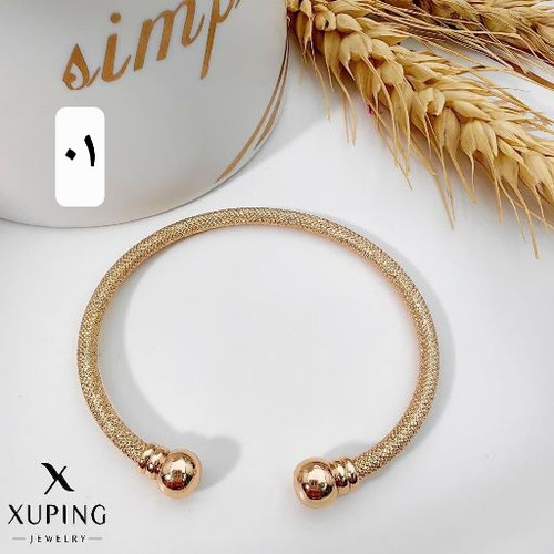 بنگل مینیمال اسپرت مناسب آقا و خانم طرح طلا رنگ ثابت