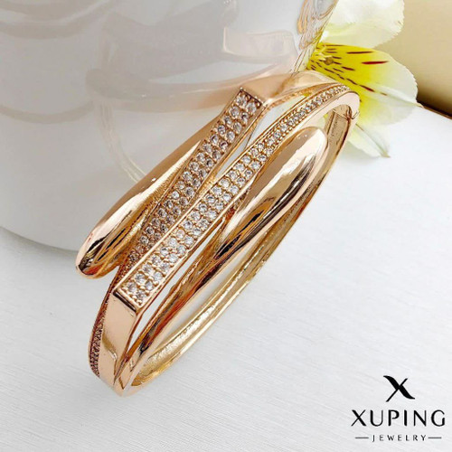 دستبند مجلسی زنانه ژوپینگ،طرح جدید طلا ،آبکاری طلا ۱۸عیار