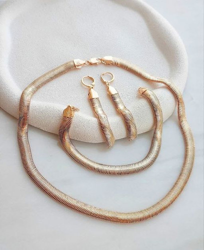 سرویس ماری خاص طرح طلا رنگ ثابت آبکاری طلا