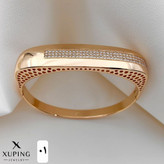 دستبند مجلسی جواهری طلایی زنانه طرح طلا برندژوپینگ اصل