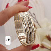 النگو ترکیبی طلاروس اصل طرح طلا،رنگ ثابت تضمینی