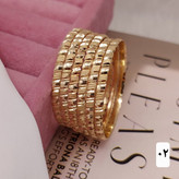 النگو بچگانه طلاروس اصل طرح جدید طلا رنگ ثابت تضمینی