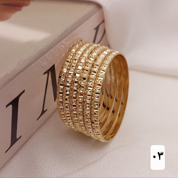 النگو اصل طلاروس بچگانه جدید،طرح طلا رنگ ثابت تضمینی،۳میل