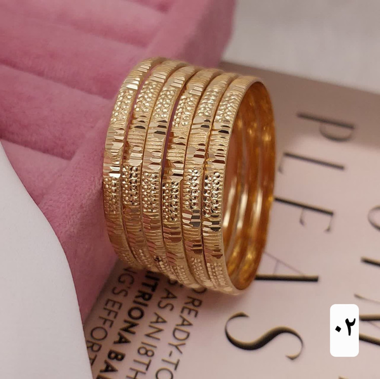 النگودخترانه جدیدطلاروس اصل طرح طلا رنگ ثابت تضمینی