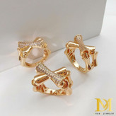 انگشتر هرمس جدید مفصلی آبکاری قوی