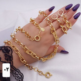 سرویس حلقه ای جدیدطرح طلا تضمینی رنگ ثابت