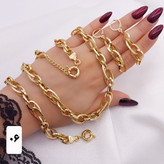 سرویس طلایی حلقه ای جدیدطرح طلا رنگثابت تضمینی