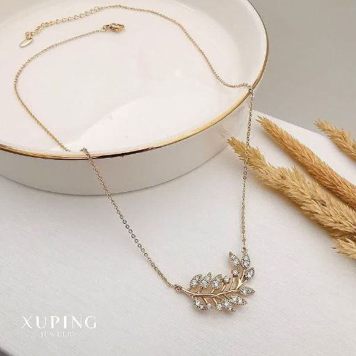 گردنبند دخترانه مینیمال برندمعتبر ژوپینگ رنگ ثابت