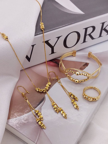 سرویس آلبرنادو جدیدطرح طلا رنگ ثابت وضدحساسیت آبکاری قوی