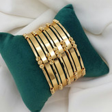 النگوترکیبی جدیدطرح طلا. آینه ای پهن تخت باآلبرنادو۳گوی اصل