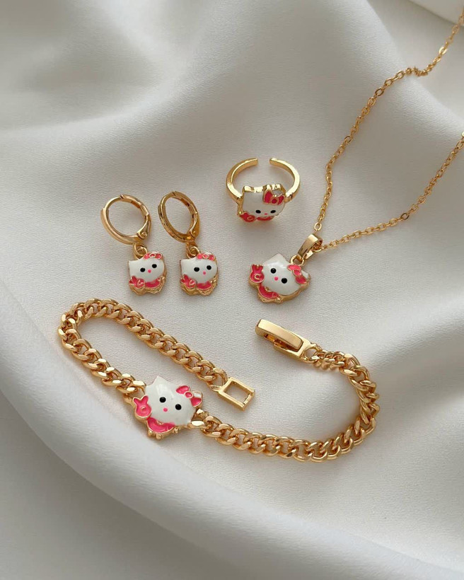 سرویس طلایی دخترانه کیتی .طرح طلا وارداتی