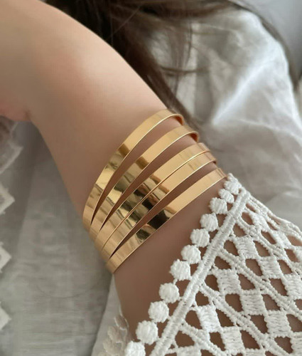 النگو4میل آینه ای جدیدتخت طرح طلا آبکاری قوی برندمعتبر ysx