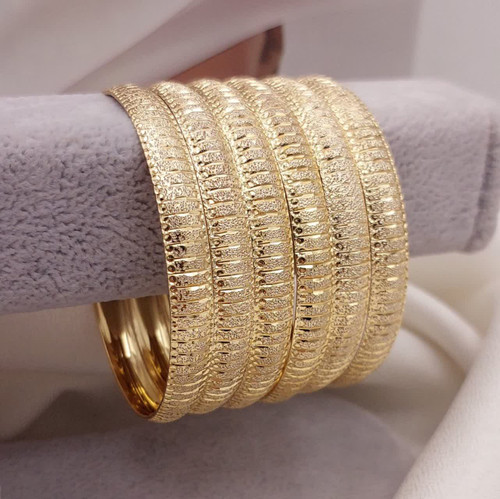 النگوطلاروس اصل پهن طرح طلا تضمینی پک۳ عددی