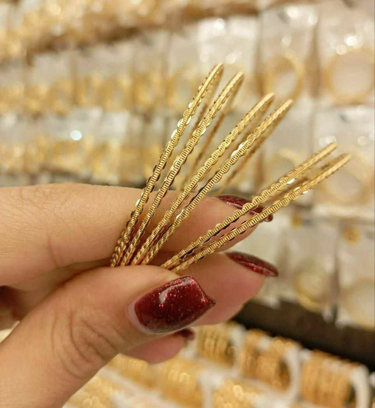 النگوطلاروس اصل جدید طرح طلا ۲میلی رنگ ثابت